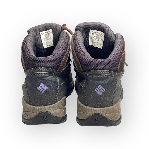 Columbia ⍟ Newton Ridge Plus Waterproof Hiker Hiking Boots ⍟ Brown Purple ⍟ 9M - Picture 4 of 16